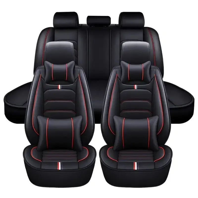 5-Seat Faux Leather Seat Cover