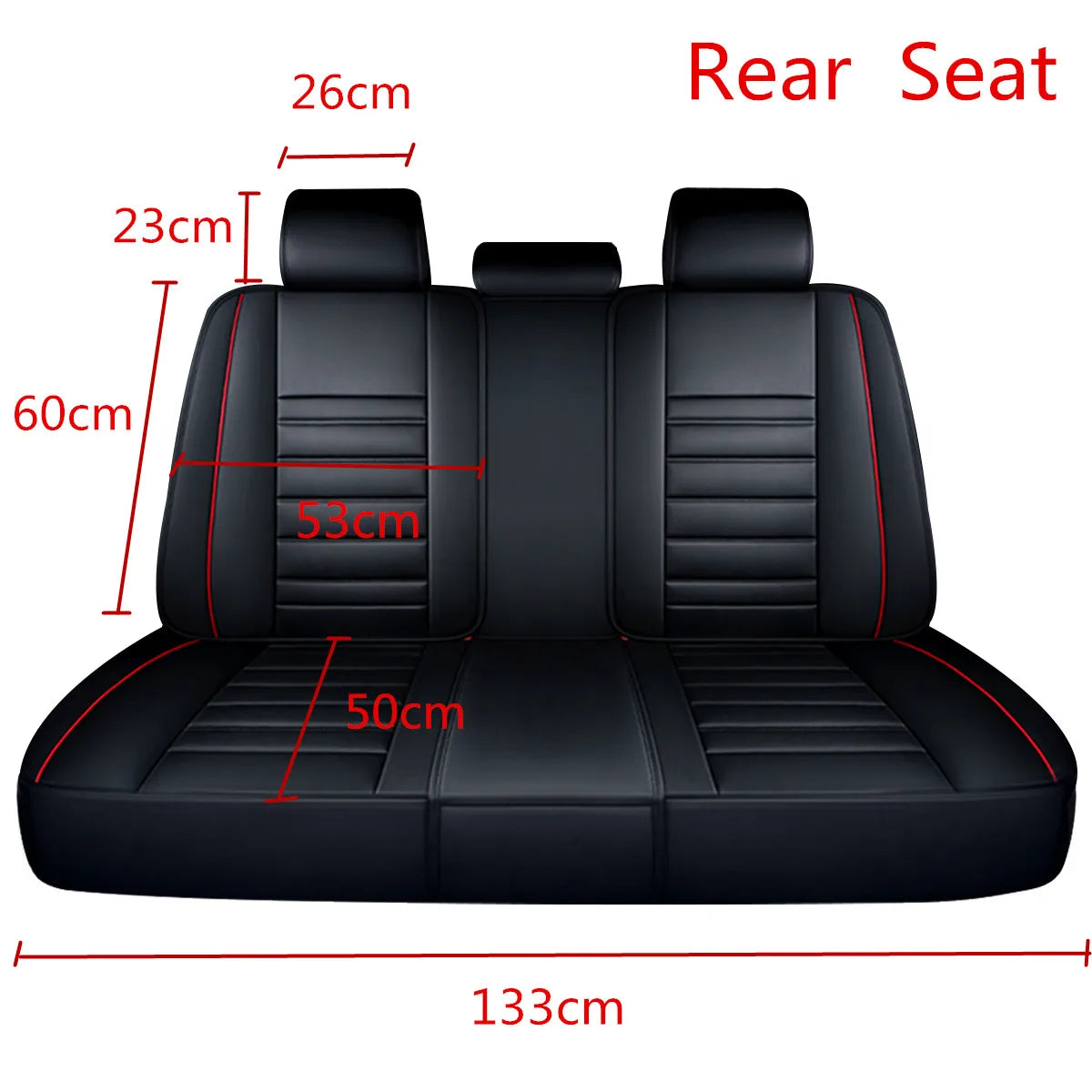 11PC 5 Full Leather Set Seat Cover