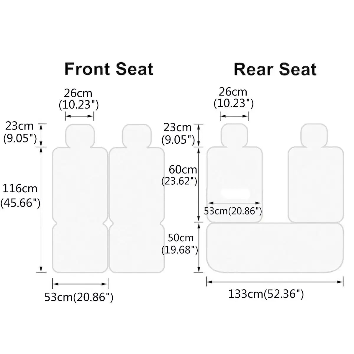 11PCS PU Leather Seat Cover Deluxe