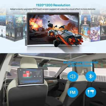 Touchscreen Headrest TV Video Player