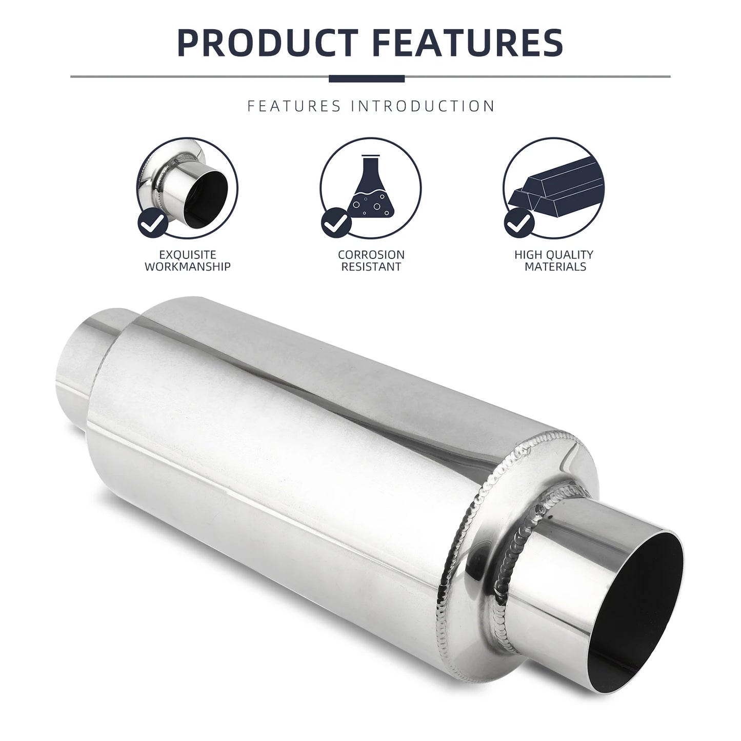 12" Stainless Steel Silencer Exhaust System