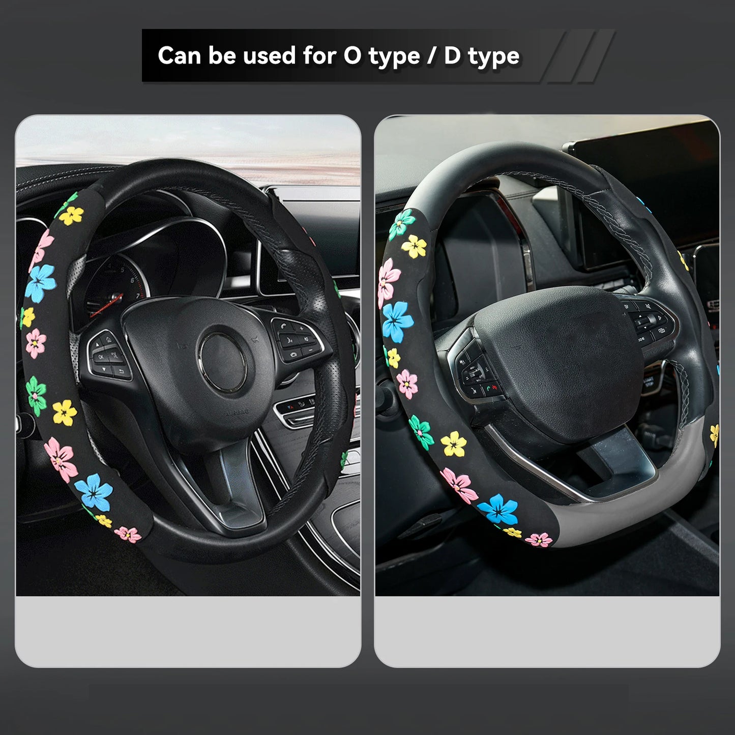 Universal Suede Steering Wheel Cover