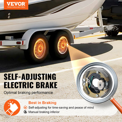 Electric Self-Adjusting Trailer Brake Assembly