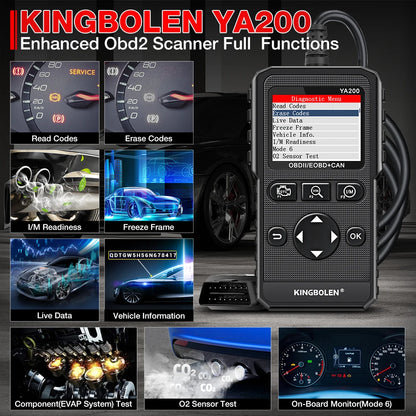 OBD2 Scanner Multilingual Car Diagnose Tool