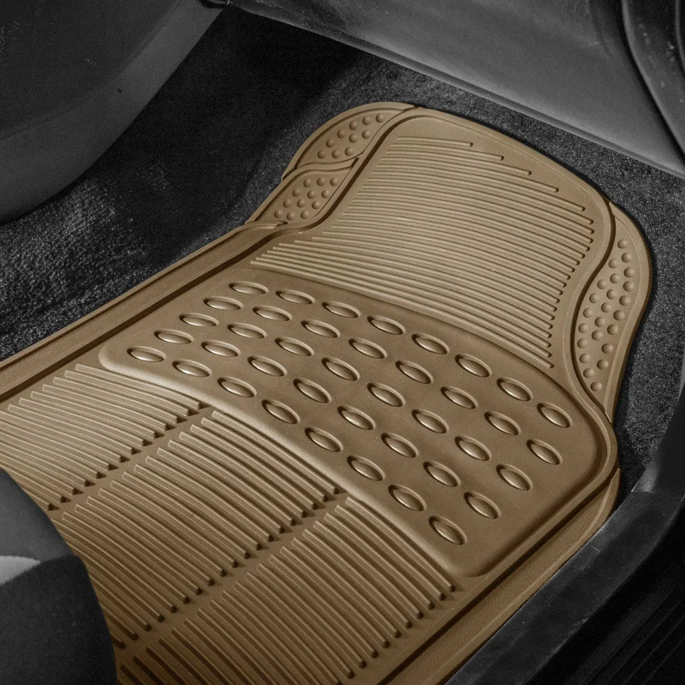 3PC Universal Rubber Floor Mat