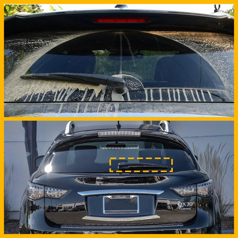 Black Rear Windshield Wipers Accessorie