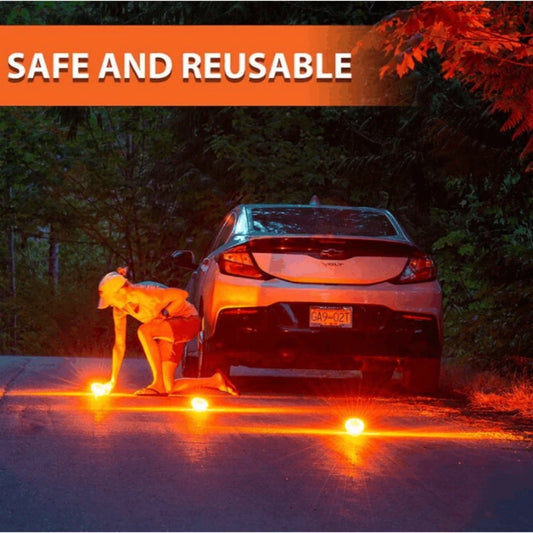 Magnetic Emergency Roadside Flares