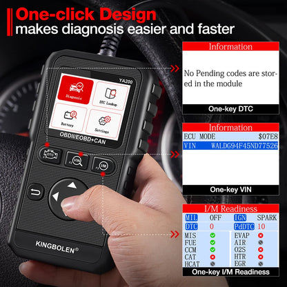 OBD2 Scanner Multilingual Car Diagnose Tool