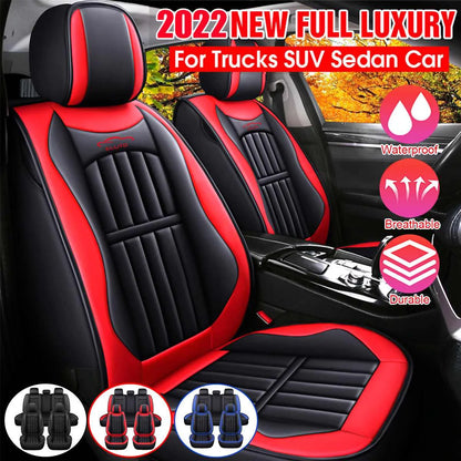 11PCS PU Leather Seat Cover Deluxe