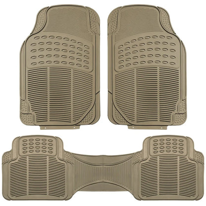 3PC Universal Rubber Floor Mat