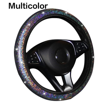 Rhinestone Crystal Steering Wheel Cover