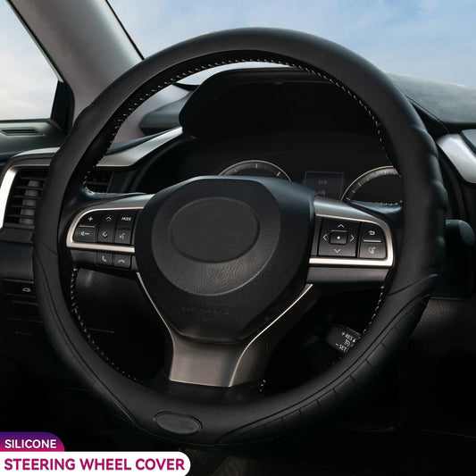 Anti-Slip Leather Steering Wheel Cover