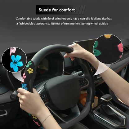 Universal Suede Steering Wheel Cover