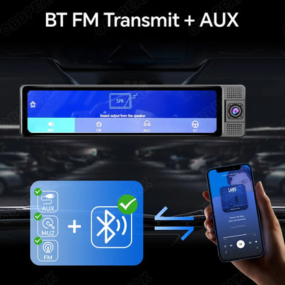 Dashcam Rearview Android Carplay