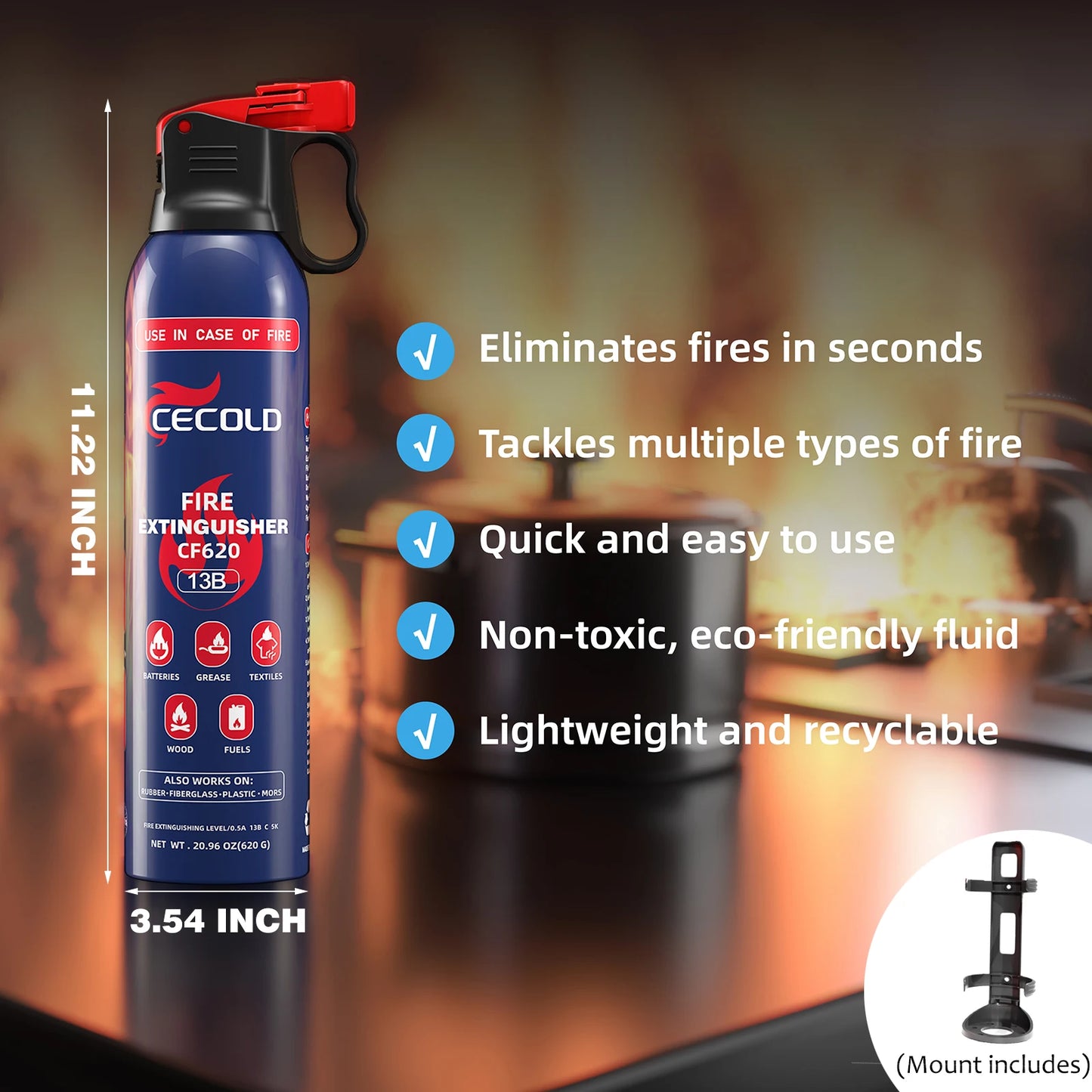 Mini Water-based Fire Extinguisher