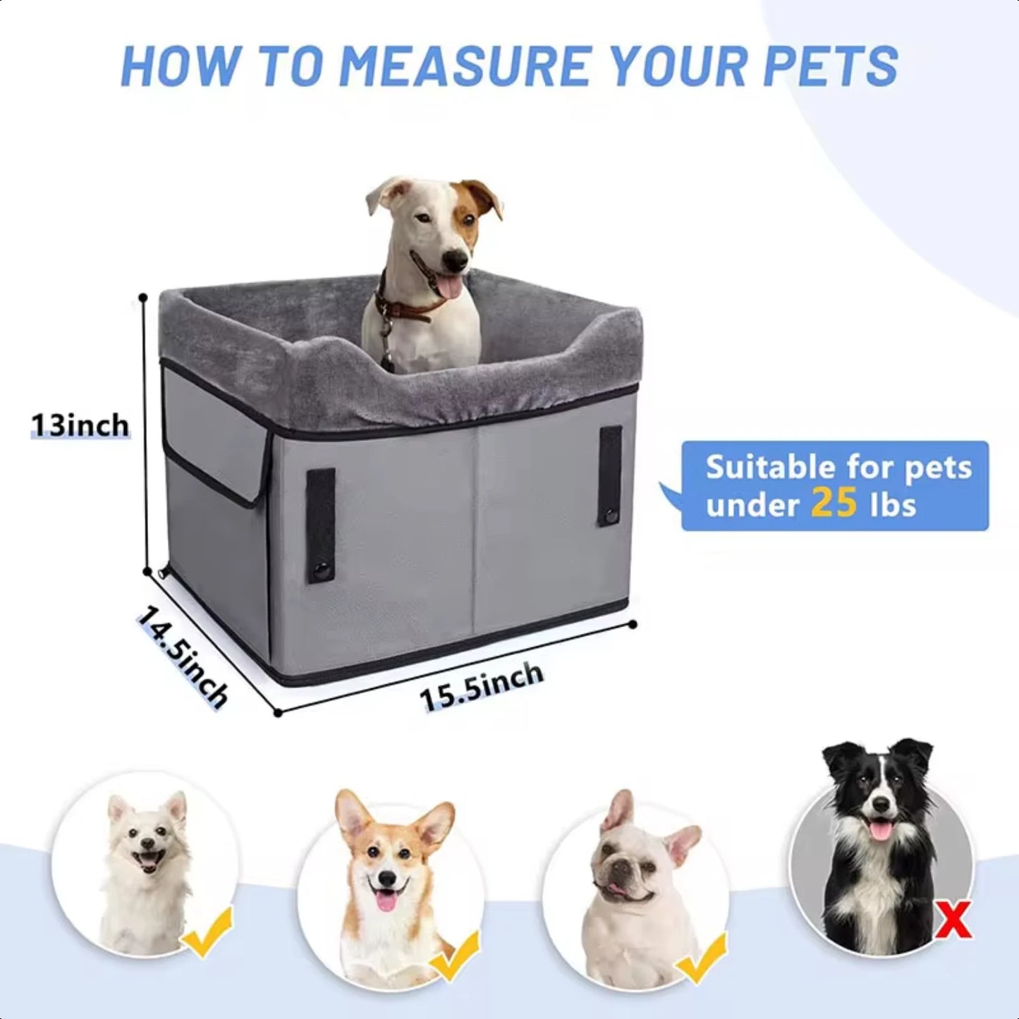 Pet Portable Booster Seat Carrier